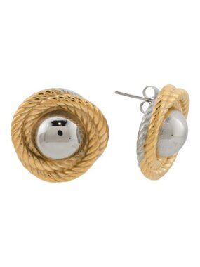 DANNIJO Two Tone Braided Earrings